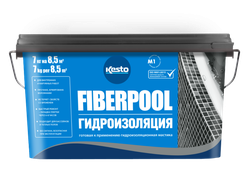 Kesto Fiberpool - Гидроизоляция для полов и стен во влажных помещениях, 7 кг