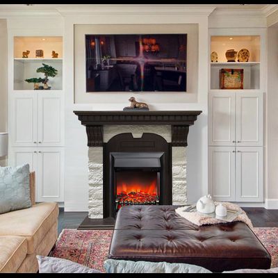 Электрокамин Дублин AO M2 с очагом Fobos