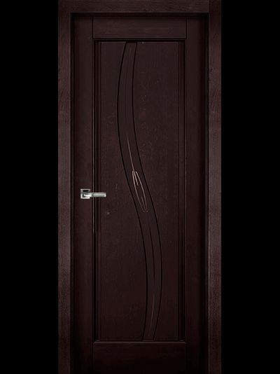 Дверь темный венге, Соло со стеклом