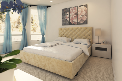 Кровать двуспальная MyCloud Вирджиния с подъемным механизмом, бельевым ящиком, мягкое изголовье, каретная стежка