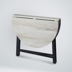 Гелиос стол обеденный раскладной пристенный 100(1100)*900*750 дуб Канадский