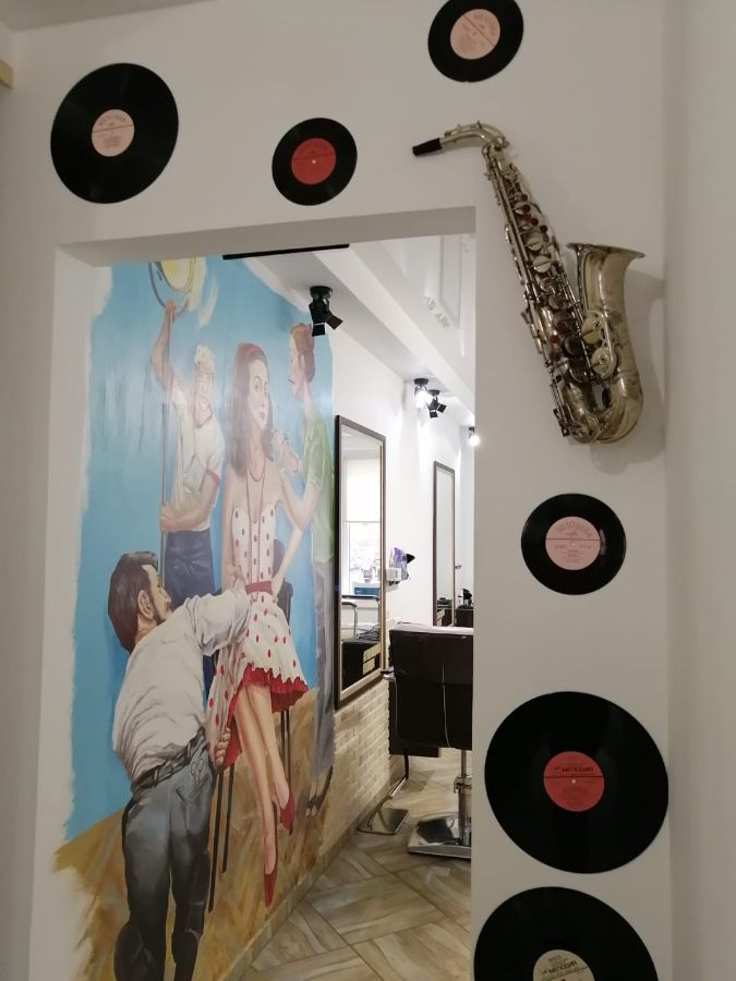 Салон красоты Стиляги интерьер