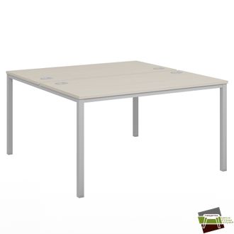 Стол-тандем письменный на металлокаркасе  VL-41/42/43