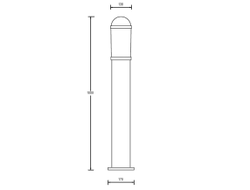 Садово-парковый светильник серии  BRISBANE 61735