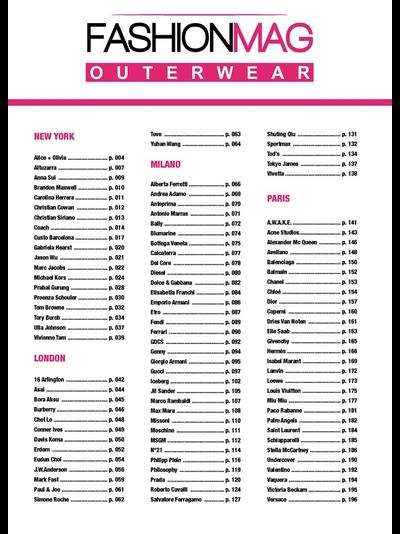 Fashionmag Outerwear Magazine Fall Winter 2024