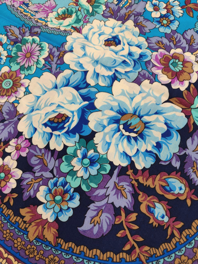 Павловопосадский платок Времена года. Зима 709-13