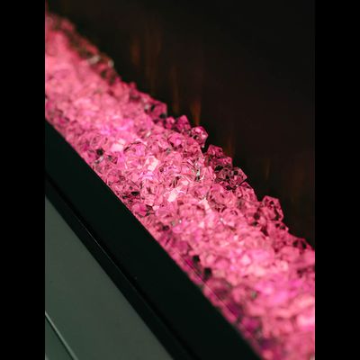 Линейный электрокамин Line WT с очагом Vision 60 LED