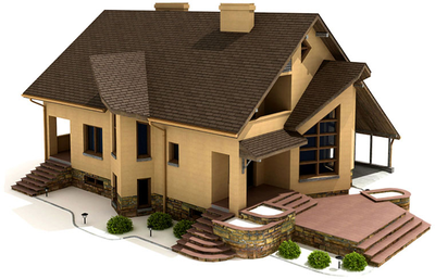 Дом из блочной несъемной опалубки