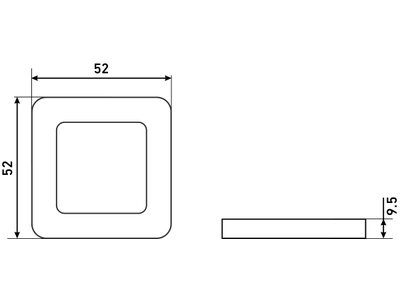 Сантехническая завертка к ручкам АЛЛЮР АРТ BK-S1 BT/BT(411414) черн.титан/черн.титан  [53957]