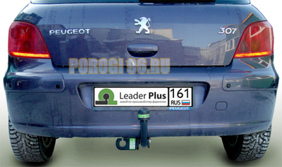 Фаркопы Лидер Плюс для Peugeot 307 (хетчбек) 2001-2008 / Citroen C4 (хетчбек) 2011-