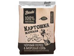 Картошечка Bruto "Черный перец и соль" 120гр