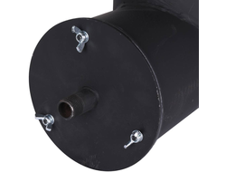 Патрубок дымохода ROMMER вертикальный D=150, L=304, H=396 (Арт. RSB-1110-041395)