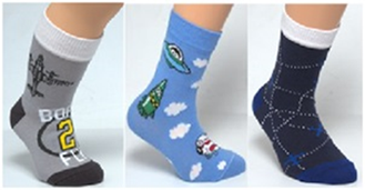 Носки махровые &quot;Самолеты&quot; (157и)