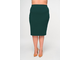 Классическая юбка-карандаш Арт. 165806 (Цвет изумрудный) Размеры 52-74