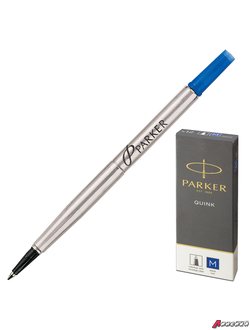 Стержень для ручки-роллера PARKER «Quink RB», металлический, 116 мм, узел 0,7 мм, синий. 170317