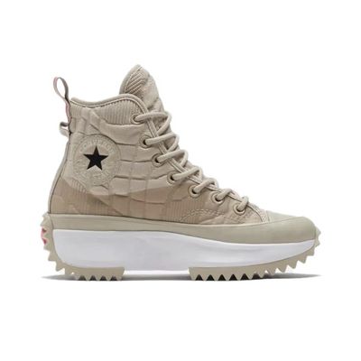 Кеды Converse Run Star Hike тёплые бежевые высокие на платформе 170440c