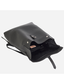 Основное отделение рюкзака роллтоп Kokosina черного цвета