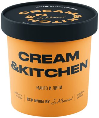 Мороженое (десерт) Манго и личи Cream&Kitchen 75 гр (Россия)