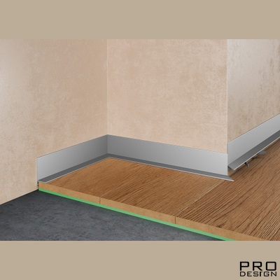 Щелевой плинтус Pro Design Mini L 601 Анодированный