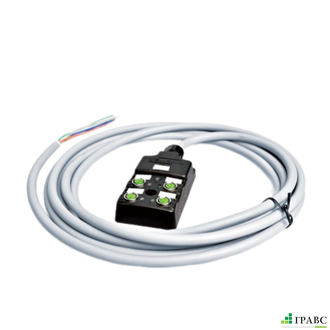 Распределительная коробка VELLEDQ M8-A3-4K3P-5.0PUR/GY купить