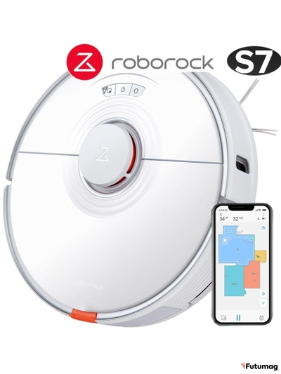 Робот-пылесос Xiaomi Roborock S7 Белый