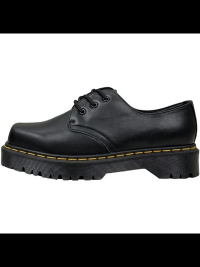DR MARTENS 1461 BEX SMOOTH LEATHER SQUARE OXFORD BLACK