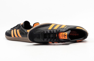 Кроссовки Adidas Samba Og черно-оранжевые