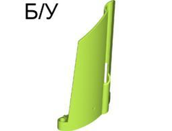 ! Б/У - Technic, Panel Fairing #21 Large Long, Small Hole, Side B, Lime (44351 / 4263102 / 4277098) - Б/У