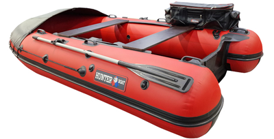 Моторная лодка Хантер Travel 340 НДНД вид сзади