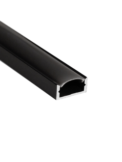 Алюминиевый профиль 4L-1506-S ANOD Black | Черный ANOD