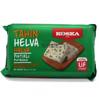 Koska Кунжутная халва с фисташками, 500 гр
