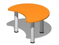 Стол детский 1-местный "Капля" из ЛДСП