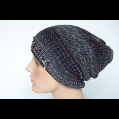 Итальянская шапка с украшениями Сваровски Vizio фото