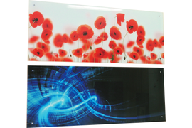 Фартуки из стекла для кухни