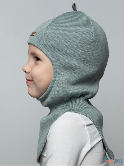 Шапка-шлем 23301-01 х/б подклад, мятно-серый 44-46