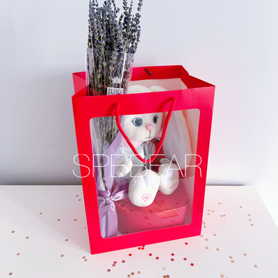 Подарочный набор №18 - Зайка на выбор, Лаванда, Киндер бокс средний