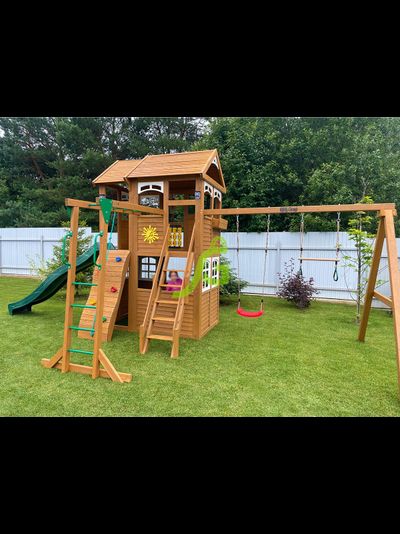 Детская площадка IgraGrad Клубный домик 2 с рукоходом Luxe