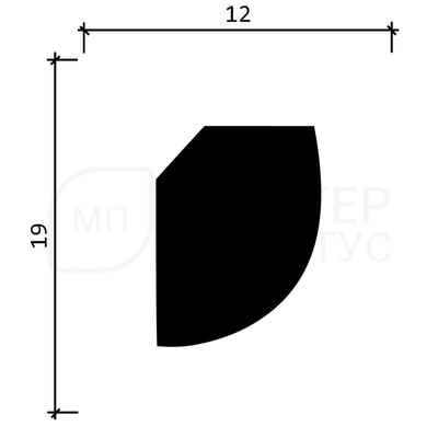 Карниз потолочный Decor-Dizayn DD02