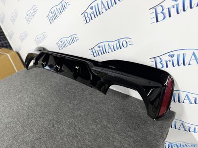 Диффузор BMW 5 G30 в стиле M5 F90 черный