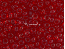 БИСЕР PRECIOSA 10/0 - 50г - 90070 ПРОЗРАЧНЫЙ ГЛЯНЦЕВЫЙ КРАСНЫЙ
