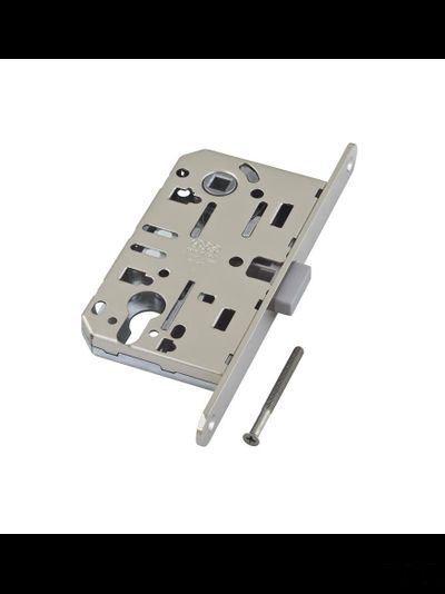 Магнитный замок AGB Mediana Polaris CL под цилиндр, матовый хром