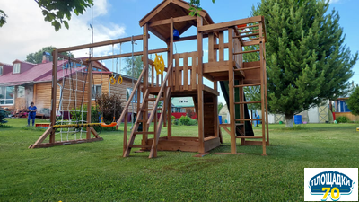 Детская площадка Савушка Мастер 4 Plus (горка 3 метра)