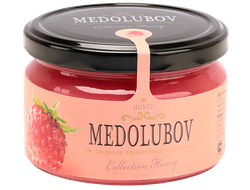 Крем-мёд Медолюбов клубника и банан  250мл