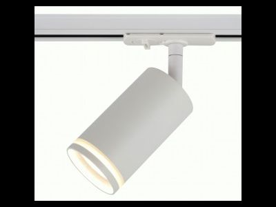 ЭРА св-к трековый на шинопровод под лампу GU10 TR52 WH 1-фаз. 60х60х150 матовый белый алюм. 0809