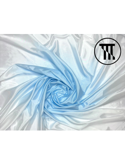 Перлшифон градиент, цв. Небесно-голубой + Белый (R=75см)