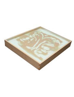 Столик для рисования песком РАДУГА. Подсветка белая.