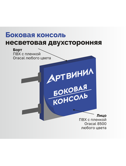 Боковая консоль несветовая двухсторонняя