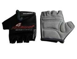 Велоперчатки Polednik Ergo PALM F-4, |4|5|S|L|XL|, кор. пал., черно-серые