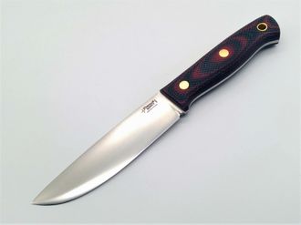 Нож Модель X сталь N690 красно-черная микарта
