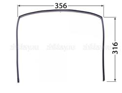 Уплотнитель духовки плиты GEFEST 3200, 3300, 3500 (316*356*316)